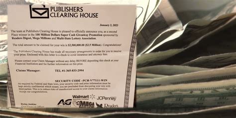 publishers clearing house scam news.